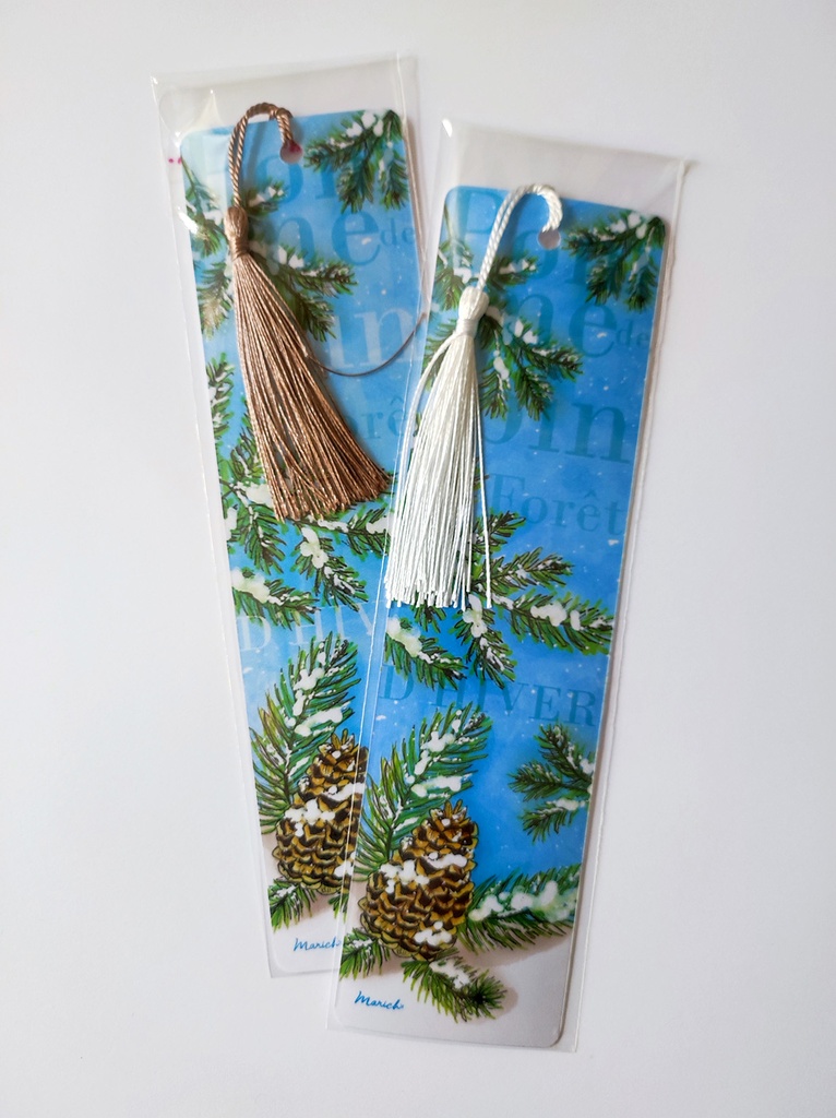 Marich Marque pages ensemble Pommes de pin d'hiver