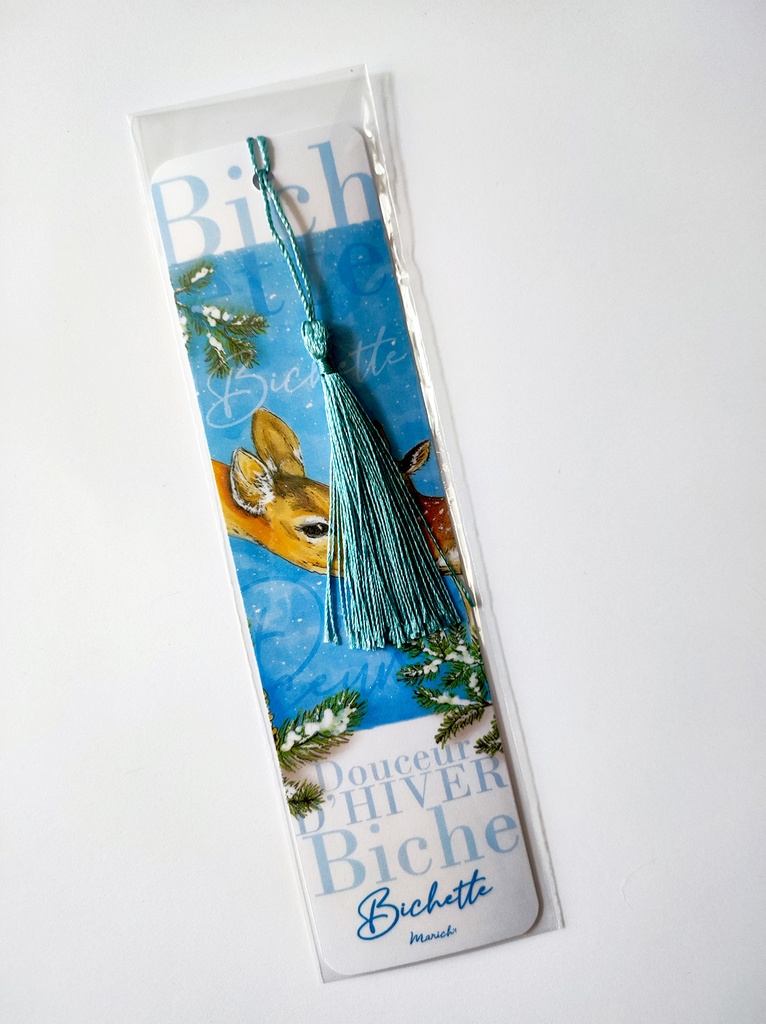 Marich Marque pages Bichette douceur d'hiver bleu