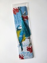 Marque pages Mésange pompon bleu