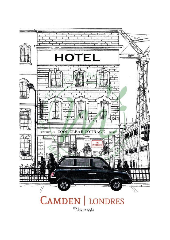 A4 Affiche - Camden - Londres