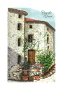 A4 Affiche - Oppède-le-Vieux - Vaucluse