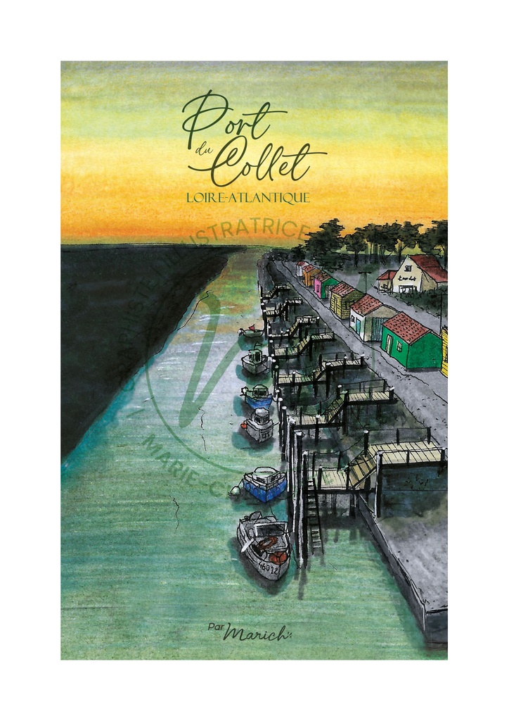 A4 Affiche - Port du Collet - Loire Atlantique