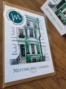 Marich carte postale - illustration NOTTING HILL LONDRES recto