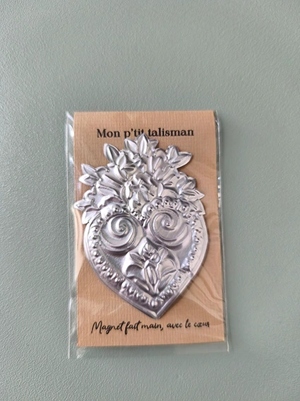 EX VOTO MAGNET FLOWER ARGENT Marich.webp