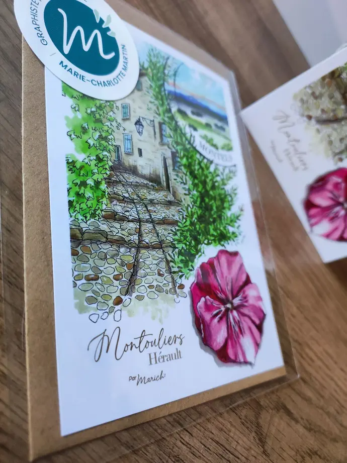 Marich A6 carte postale - Calades de Montouliers (Hérault) recto