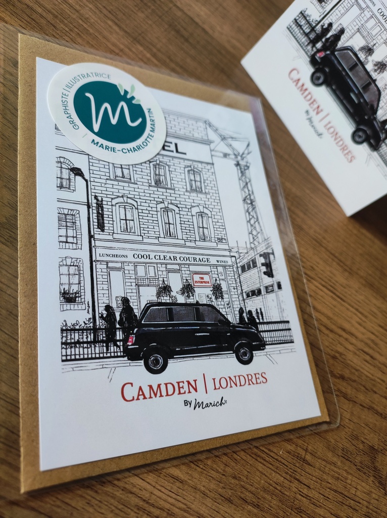 Marich A6 carte postale - Hôtel à Camden - Londres recto