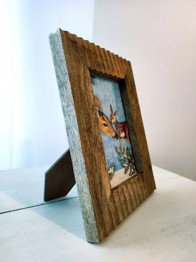 Marich Cadre A6 bois - Bichette - Douceur d'hiver 2