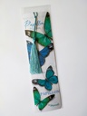 Marque pages Papillons bleus