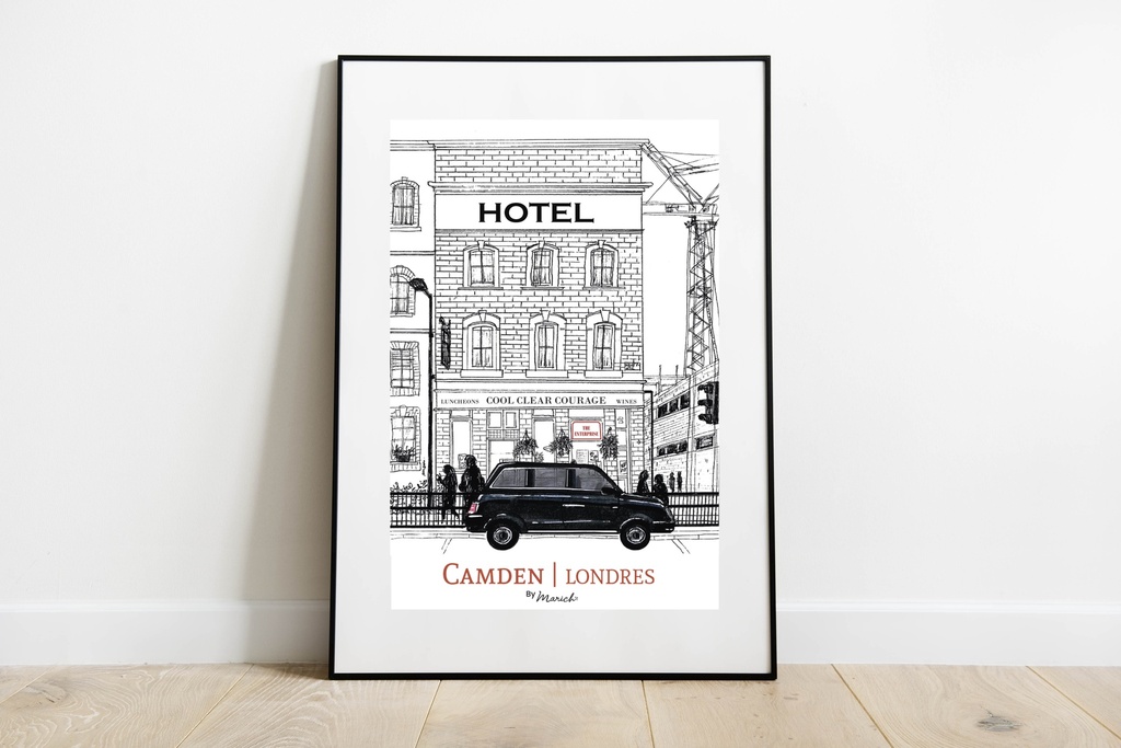 A4 Affiche - Camden - Londres