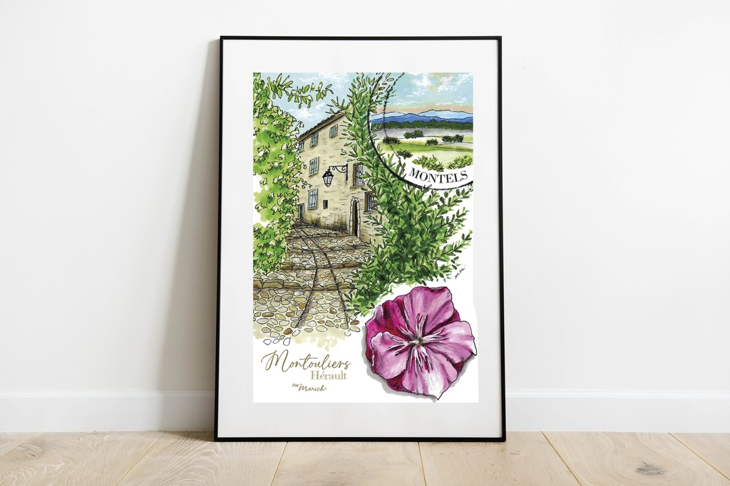 A4 Affiche - Montouliers - Hérault