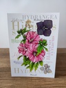 A6 carte postale - Fleurs Hibiscus - Hydrangea