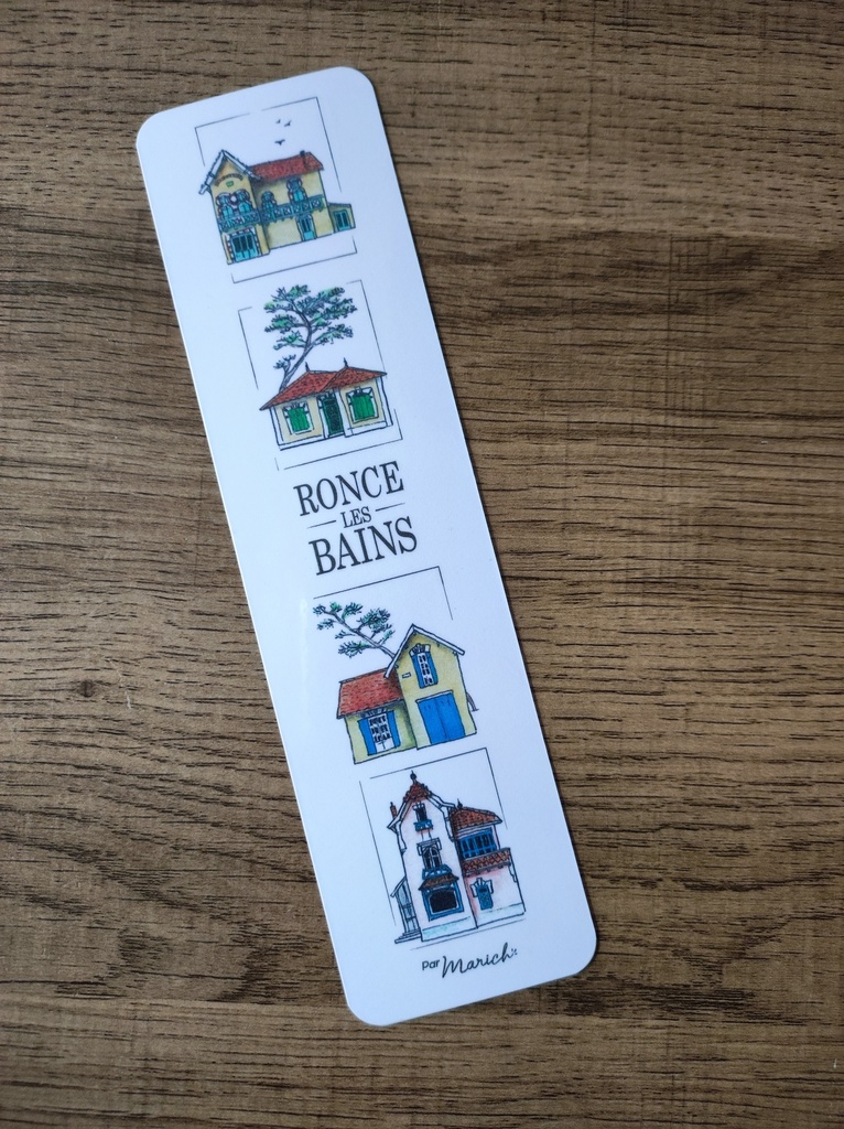 Marque pages Ronce-les-Bains (Modèle 1)
