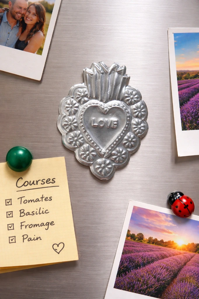 Magnet Ex Voto "Mon p'tit talisman" - LOVE