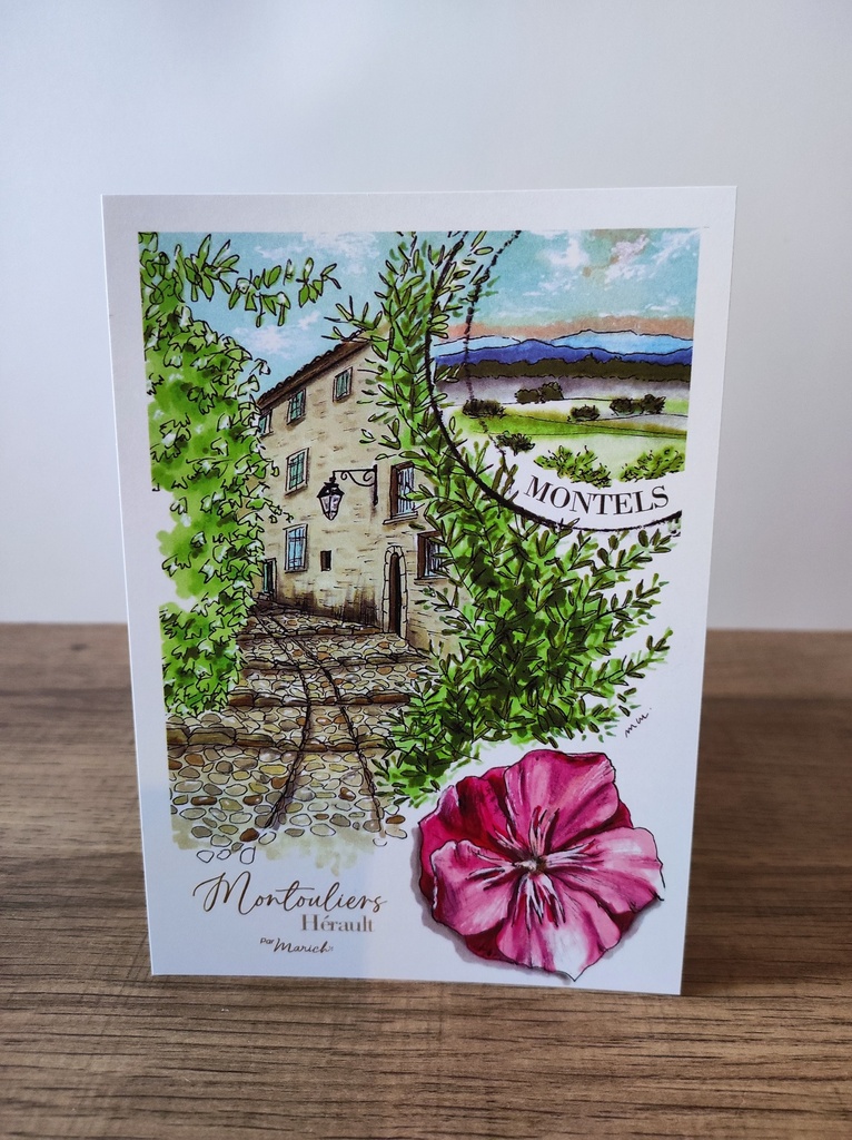 A6 carte postale - Calades de Montouliers (Hérault)