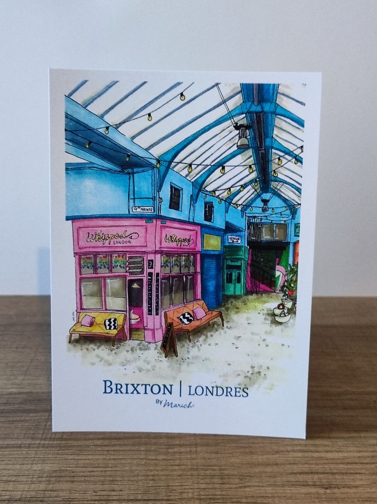 A6 carte postale - Brixton - Londres