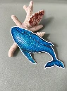 Solographique Baleine - Stickers individuel holographique