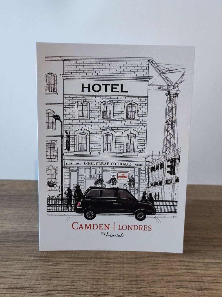 A6 carte postale - Hôtel à Camden - Londres