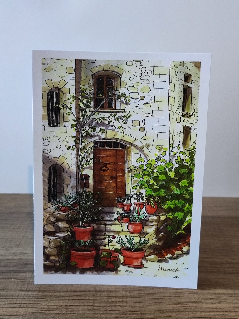 A6 carte postale - Oppède-le-Vieux - Vaucluse