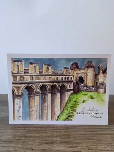 A6 carte postale - Château de Fère-en-Tardenois - Aisne