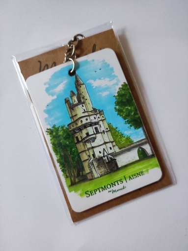 Porte-clés Donjon de Septmonts